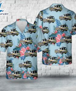 South Australia Country Fire Service (SACFS) Hahndorf Pumper Fire Truck Hawaiian Shirt