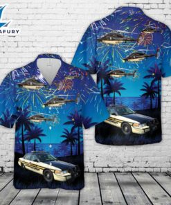 Tennessee Highway Patrol Ford Crown Victoria & Bell 429 Global Ranger, 4th Of July Hawaiian Shirt