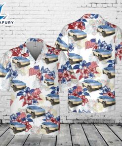 Tesla Cybertruck 4th Of July Pocket Hawaiian Shirt