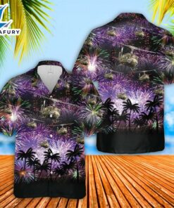 UH-1 Huey 4th Of July Hawaiian Shirt