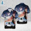 United States Postal Service Grumman LLV, 4th Of July Hawaiian Shirt