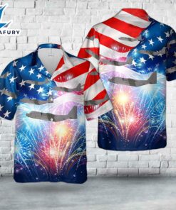 US Air Force 15th Special Operations Squadron MC-130H Combat Talon II, 4th Of July Hawaiian Shirt