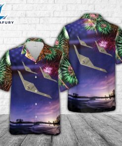 US Air Force 427th Reconnaissance Squadron Northrop Grumman RQ-180, 4th Of July Hawaiian Shirt