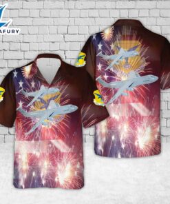 US Air Force 436th Airlift Wing C-5M Super Galaxy, 4th Of July Hawaiian Shirt