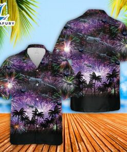 US Air Force Boeing C-17 Globemaster III 4th Of July Hawaiian Shirt
