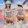 Valentine Fire Truck Hawaiian Shirt Gift Summer 2 Valentine Fire Truck Hawaiian Shirt