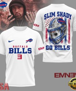 Buffalo Bills NFL Eminem Fan 3D T-Shirt