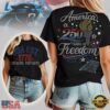Carolina Panthers NFL 250 Years Independence Day Rhinestone Dot Unisex 3D Shirt