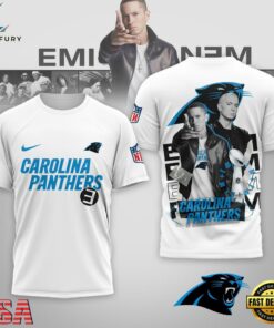 Carolina Panthers NFL Eminem 3D T-Shirt