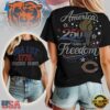 NFL Chicago Bears 250 Years Independence Day 2026 Women T Shirt 3 Chicago Bears NFL 250 Years Independence Day Rhinestone Dot Unisex 3D Shirt