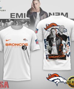 Denver Broncos NFL Eminem 3D T-Shirt