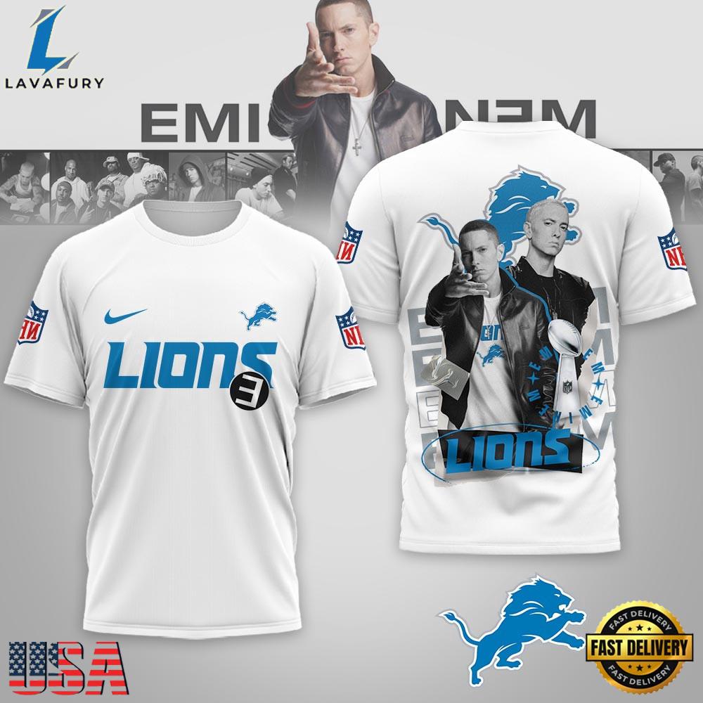 Detroit Lions NFL x Eminem 2026 World Tour T-Shirt Detroit Lions NFL x Eminem 2026 World Tour T-Shirt
