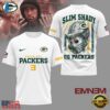 Green Bay Packers NFL Eminem Fan 3D T-Shirt 3 Green Bay Packers NFL Eminem Fan 3D T-Shirt