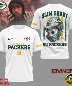 Green Bay Packers NFL Eminem Fan 3D T-Shirt