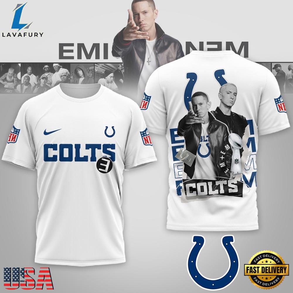 Indianapolis Colts NFL x Eminem 2026 World Tour T-Shirt Indianapolis Colts NFL x Eminem 2026 World Tour T-Shirt