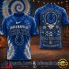 Indianapolis Colts NFL Peace Love Greateful Dead Special New 3D Shirt