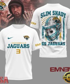 Jacksonville Jaguars NFL Eminem Fan 3D T-Shirt