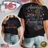 Kansas City Chiefs NFL 250 Years Independence Day Rhinestone Dot Unisex 3D Shirt