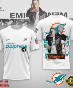 Miami Dolphins NFL Eminem 3D T-Shirt