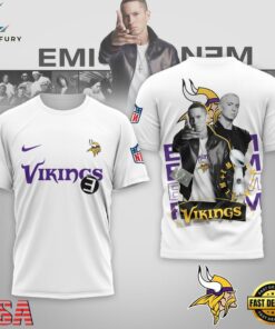 Minnesota Vikings NFL Eminem 3D T-Shirt