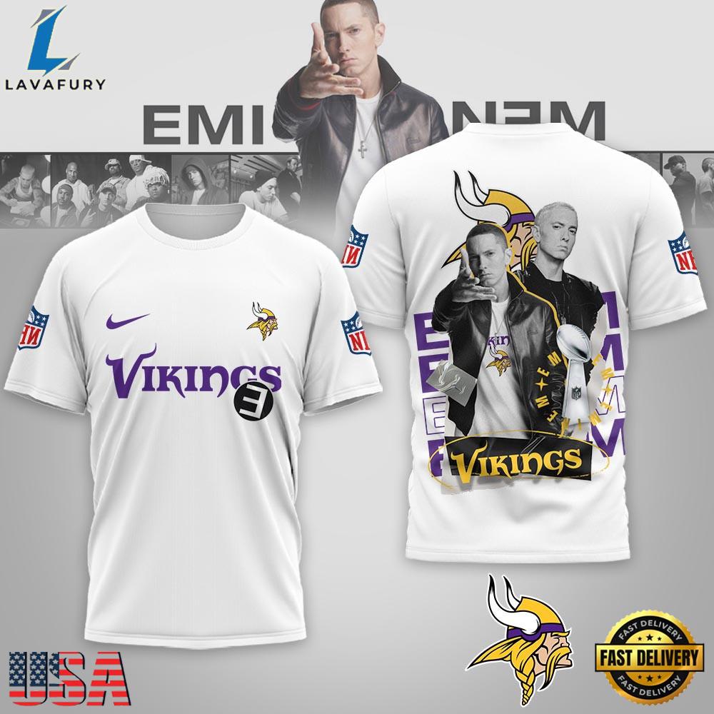 Minnesota Vikings NFL x Eminem 2026 World Tour T-Shirt Minnesota Vikings NFL x Eminem 2026 World Tour T-Shirt