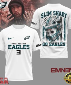 Philadelphia Eagles NFL Eminem Fan 3D T-Shirt