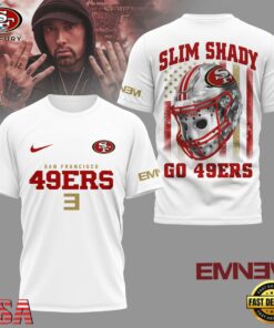 San Francisco 49ers NFL Eminem Fan 3D T-Shirt
