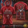 Tampa Bay Buccaneers NFL Peace Love Greateful Dead Special New 3D Shirt