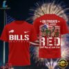Buffalo Bills Scooby-Doo Red Friday Military 3D T-Shirt