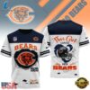 Chicago Bears NHL Girl Heart & Helmet 3D T-Shirt For Fans