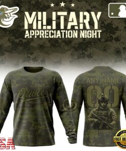 MLB Baltimore Orioles Military Appreciation Month T Shirt, Hoodie, Sweatshirt