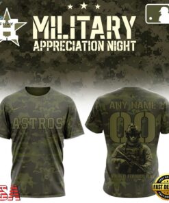 MLB Houston Astros Military Appreciation Month T Shirt, Hoodie, Sweatshirt