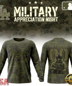 MLB Los Angeles Dodgers Military Appreciation Month T Shirt, Hoodie, Sweatshirt