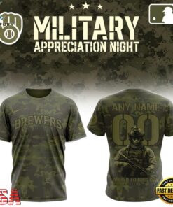 MLB Milwaukee Brewers Military Appreciation Month T Shirt, Hoodie, Sweatshirt