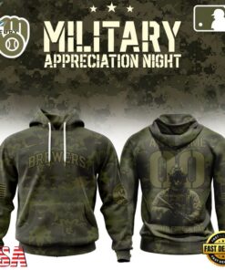 MLB Milwaukee Brewers Military Appreciation Month T Shirt, Hoodie, Sweatshirt