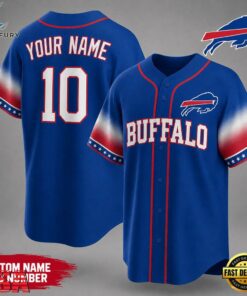 Buffalo Bills NFL Team Pride Baseball Jersey