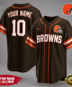 Cleveland Browns NFL Team Pride Baseball Jersey