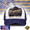 Custom Name Baltimore Ravens NFL Graffiti Team Baseball Cap 3 Custom Name Baltimore Ravens NFL Graffiti Team Baseball Cap