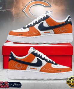 Custom Name Chicago Bears NFL Victory Pride Air Force 1 Shoes