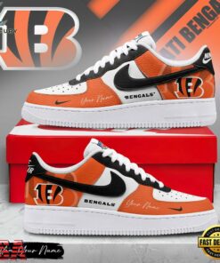 Custom Name Cincinnati Bengals NFL Victory Pride Air Force 1 Shoes
