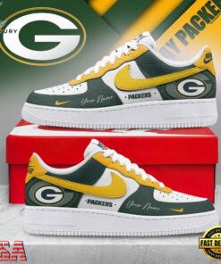 Custom Name Green Bay Packers NFL Victory Pride Air Force 1 Shoes