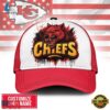 Custom Name Kansas City Chiefs NFL Graffiti Team Baseball Cap