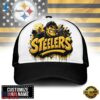 Custom Name Pittsburgh Steelers NFL Graffiti Team Baseball Cap