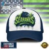 Custom Name Seattle Seahawks NFL Graffiti Team Baseball Cap