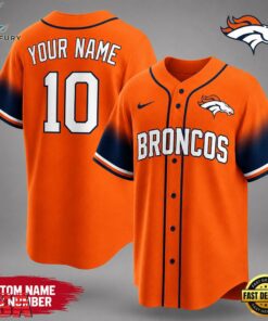Denver Broncos NFL Team Pride Baseball Jersey