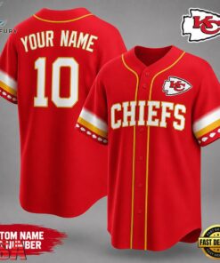 Kansas City Chiefs NFL Team Pride Baseball Jersey
