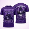 Purple Awareness Ravens 3D Shirt 2 Purple Awareness Ravens 3D Shirt