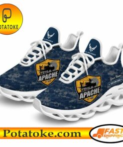 Custom AH-64 Apache Basketball Shoes Custom AH 64 Apache Basketball Shoes | https://lavafury.com