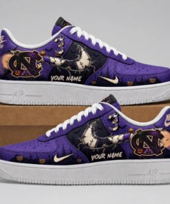 North Carolina Tar Heels 2026 NCAA Haunted Moon Halloween Custom Air Force 1 Shoes Sneakers , NCAA New Design Shoes North Carolina Tar Heels 2026 Ncaa Haunted Moon Halloween Custom Air Force 1 Shoes Sneakers