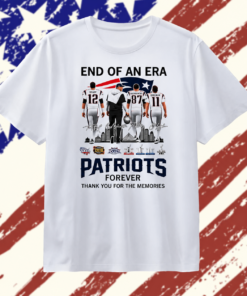 End of an Era Tom Brady Bill Belichick Rob Gronkowski Julian Edelman Patriots Signature T Shirt , Trendy 2D Print Shirt End OF AN Era Tom Brady Bill Belichick Rob Gronkowski Julian Edelman Patriots Signature T Shirt